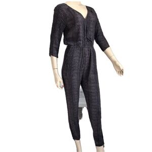 O’NEILL jumpsuit pants open back side pockets S:S